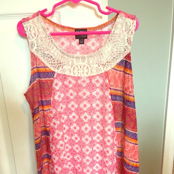 Girls sheer knit tank - Picture 1 of 5